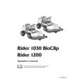 HUSQVARNA RIDER1200 Owners Manual