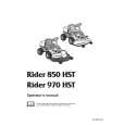 HUSQVARNA RIDER850HST Owners Manual