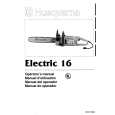 HUSQVARNA ELECTRIC16 Owners Manual